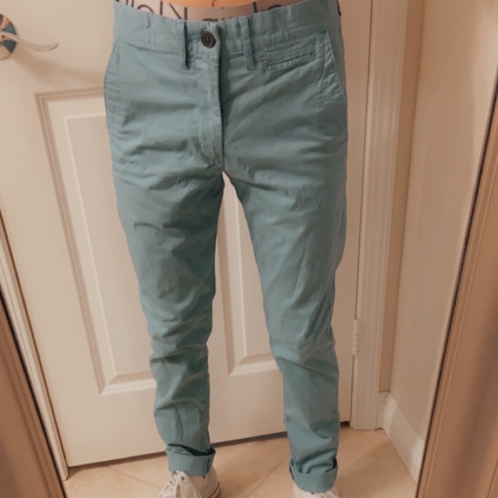 H&M Blue Skinny Chinos